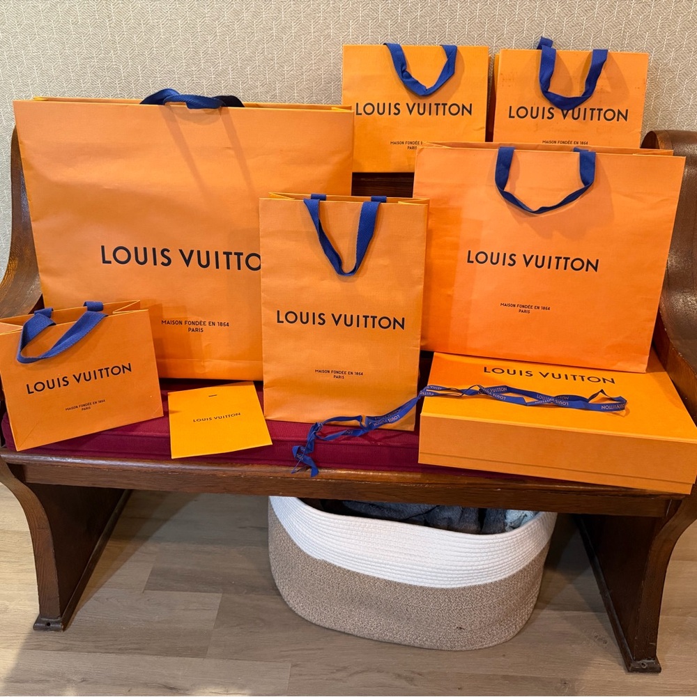 LOUIS VUITTON Original Boutique Bags | Collector Set of 2 | Small Size